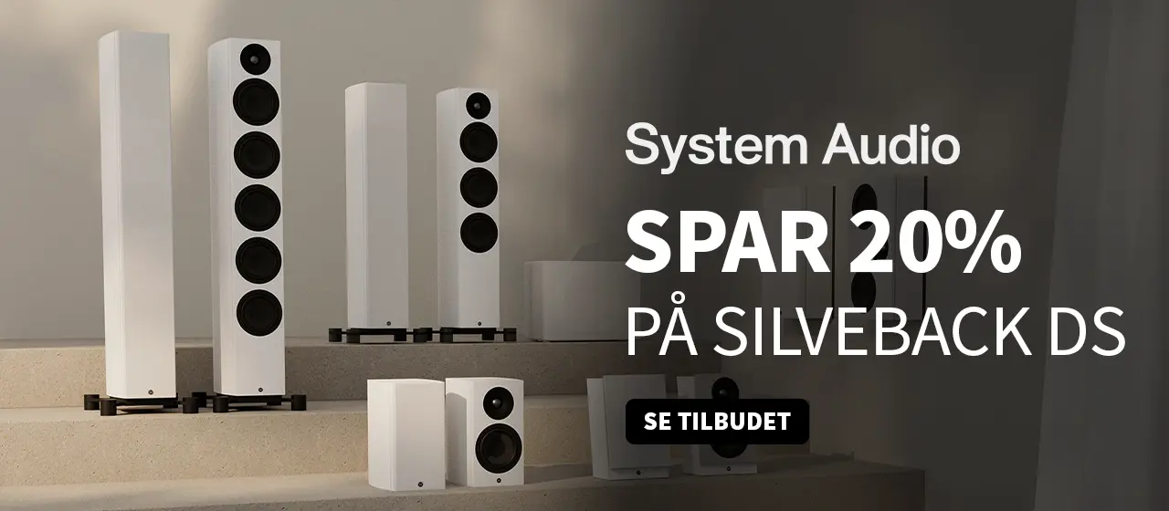 20% på System Audio Silverback ds-serien